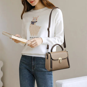 Bolsa Feminina de Couro Legítimo Safira SF218
