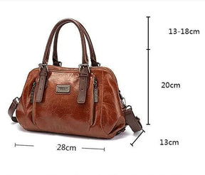 Bolsa Feminina de Couro Legítimo Safira SF271