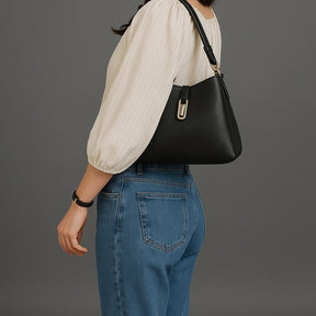 Bolsa Feminina de Couro Legítimo Safira SF247