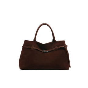 Bolsa Feminina de Camurça Safira SF863