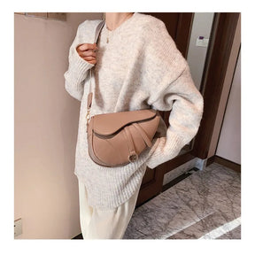 Bolsa Feminina de Couro Legítimo Safira SF123
