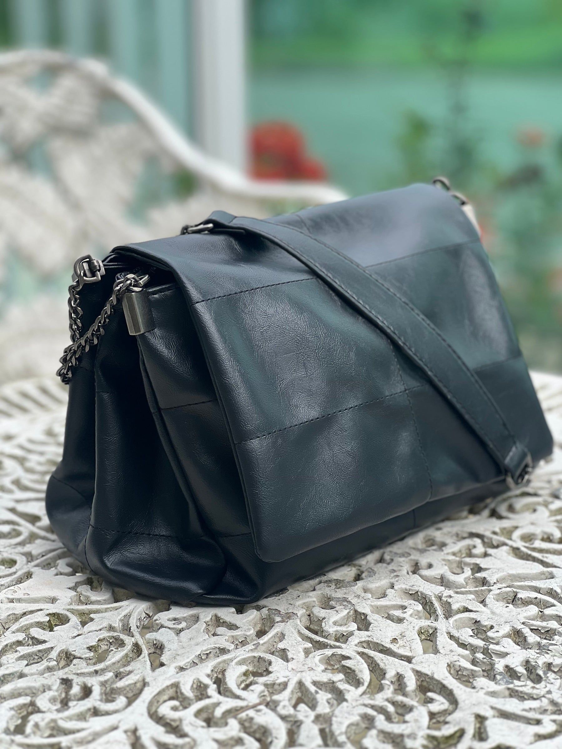 Bolsa Feminina de Couro Legítimo Safira SF471