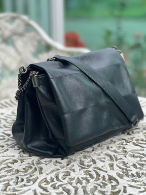 Bolsa Feminina de Couro Legítimo Safira SF471