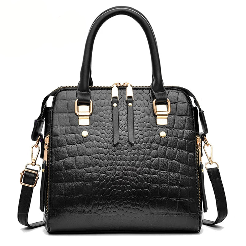 Bolsa Feminina de Couro Legítimo Safira SF286