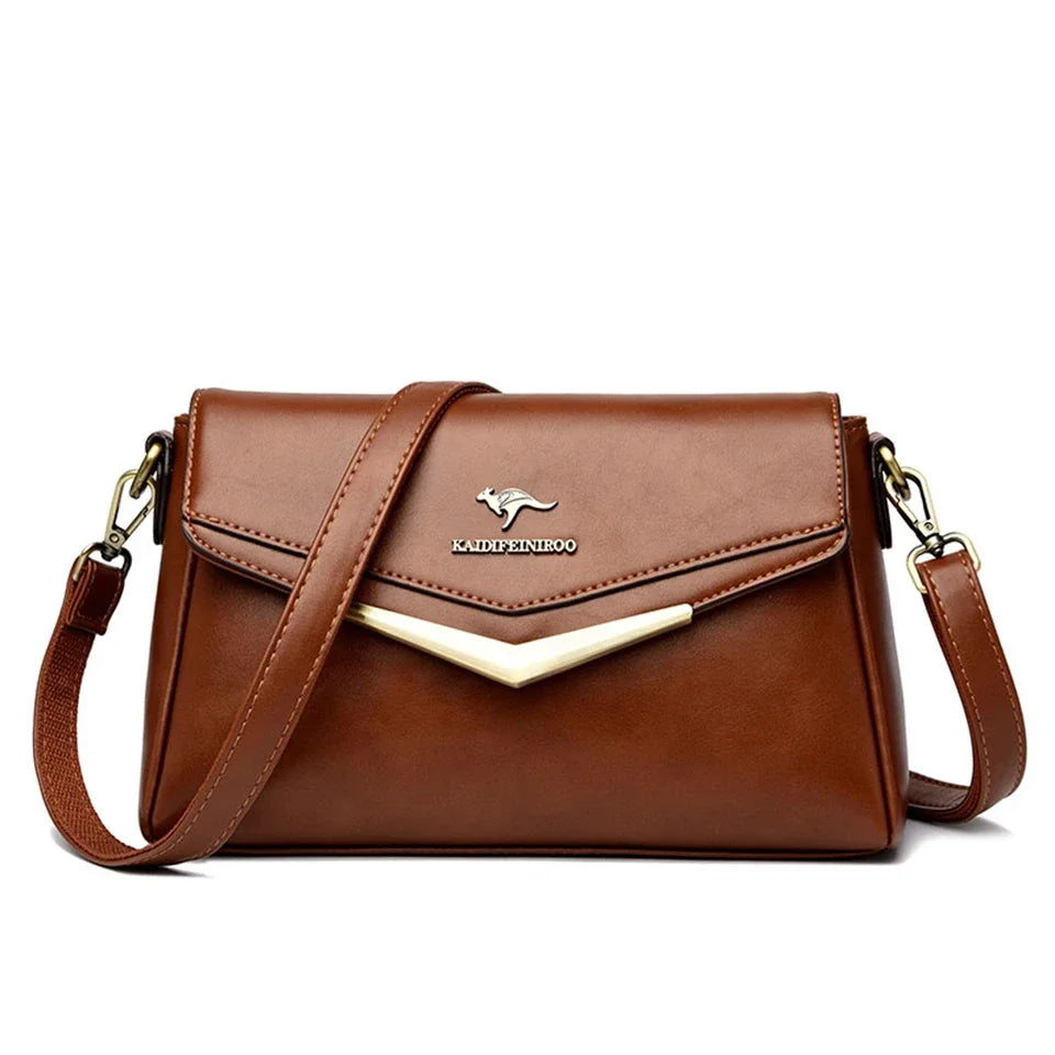 Bolsa Feminina de Couro Legítimo Safira SF227