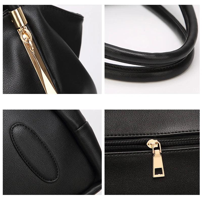 Bolsa Feminina de Couro Legítimo Safira SF778