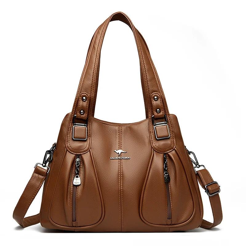 Bolsa Feminina de Couro Legítimo Safira SF736
