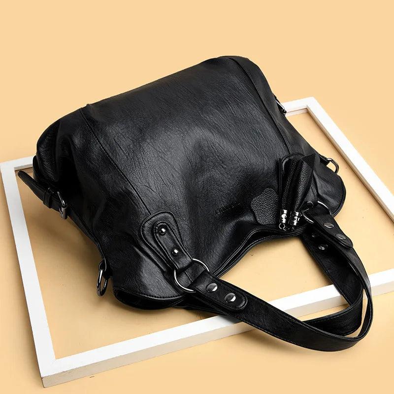 Bolsa Feminina de Couro Legítimo Safira SF821