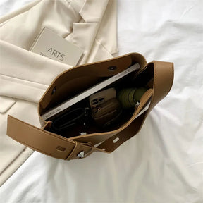 Bolsa em Couro Legítimo + Necessaire Safira SF582
