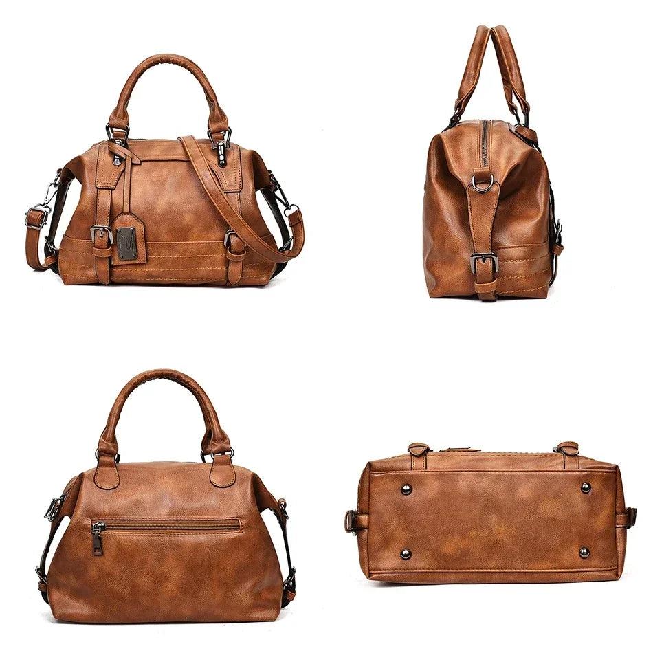 Bolsa Feminina de Couro Legítimo Safira SF617