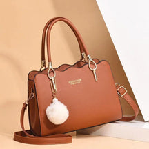 Bolsa Feminina de Couro Ecológico Safira SF782