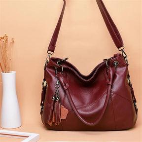 Bolsa Feminina de Couro Legítimo Safira SF547