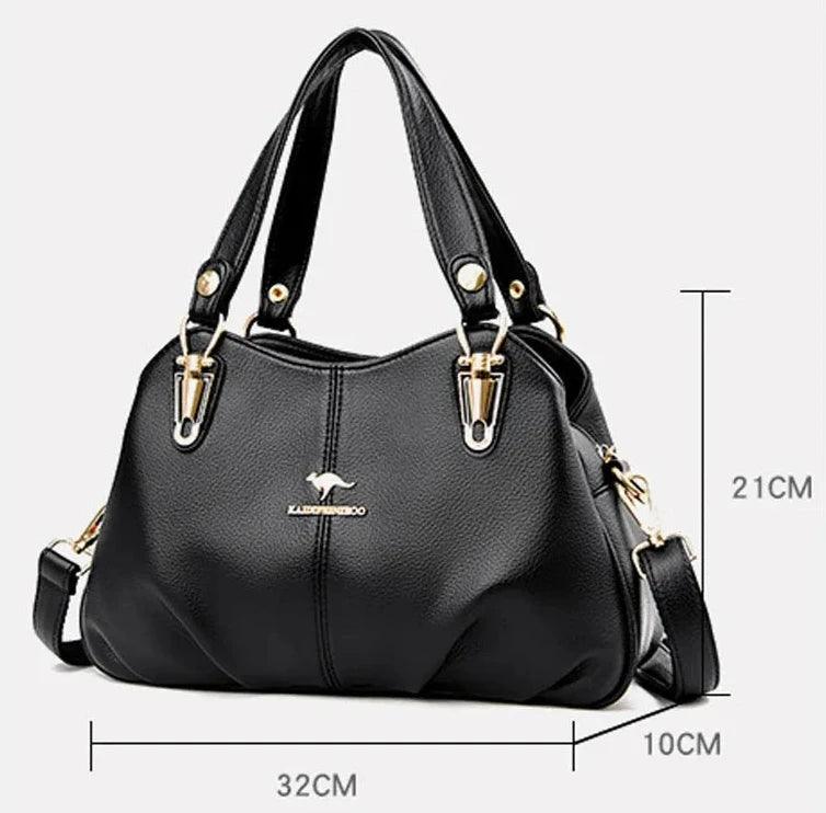 Bolsa Feminina de Couro Legítimo Safira SF719