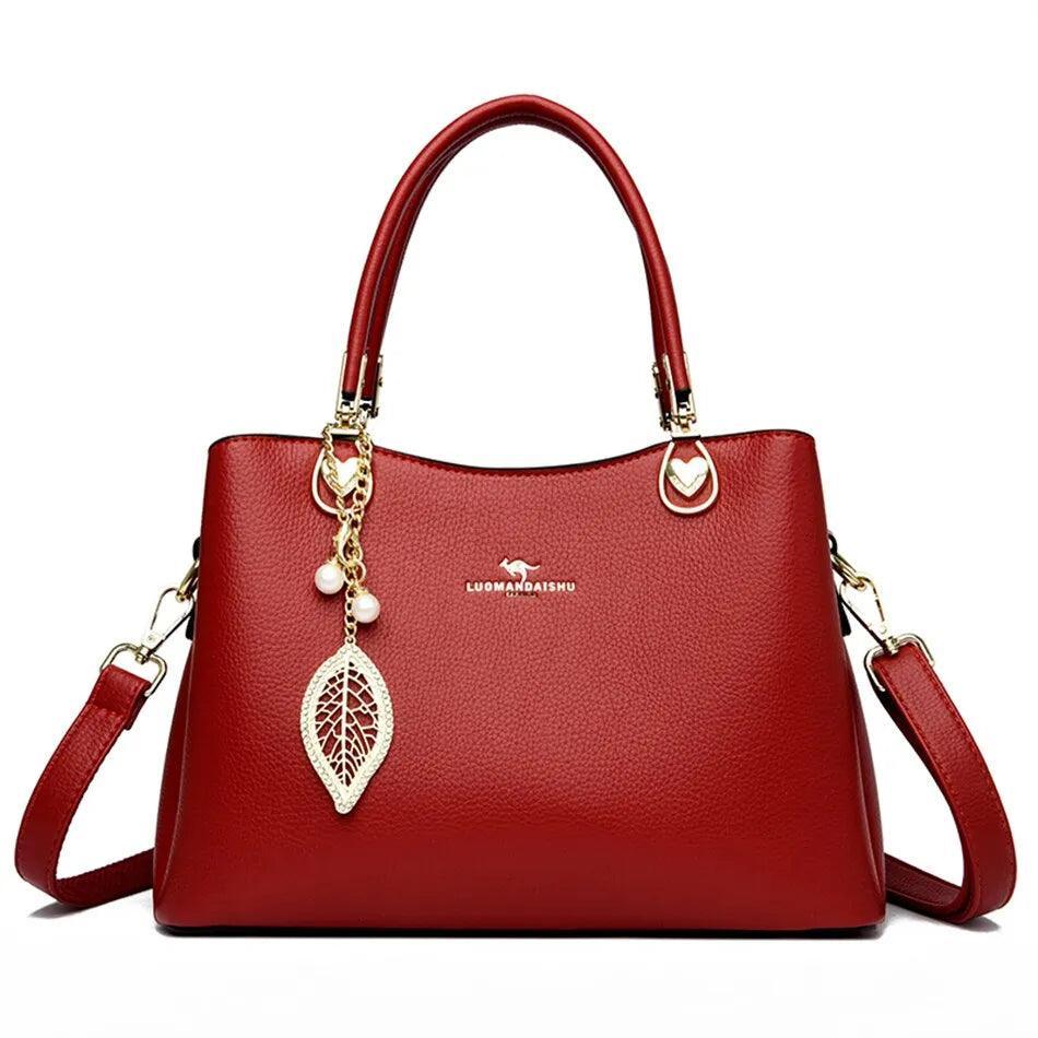 Bolsa Feminina de Couro Legítimo Safira SF214