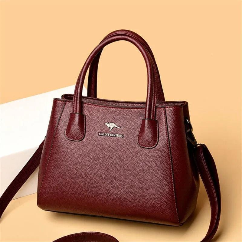Bolsa Feminina de Couro Legítimo Safira SF294
