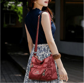 Bolsa Feminina de Couro Legítimo Safira SF664
