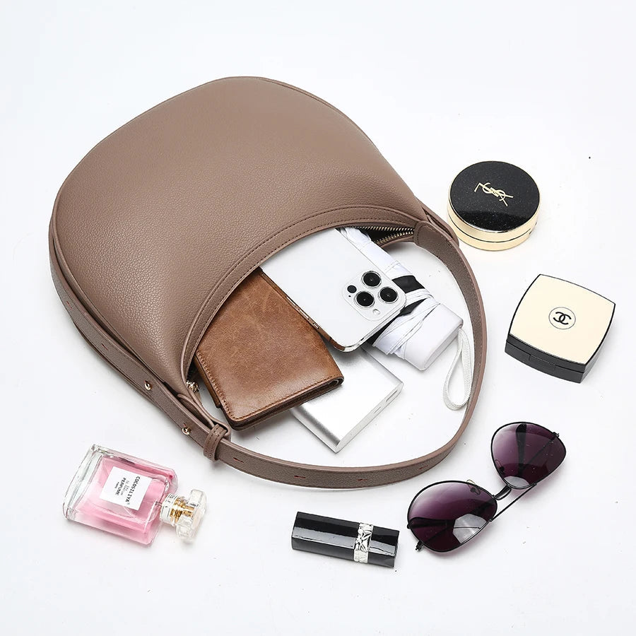 Bolsa Feminina de Couro Legítimo Safira SF448