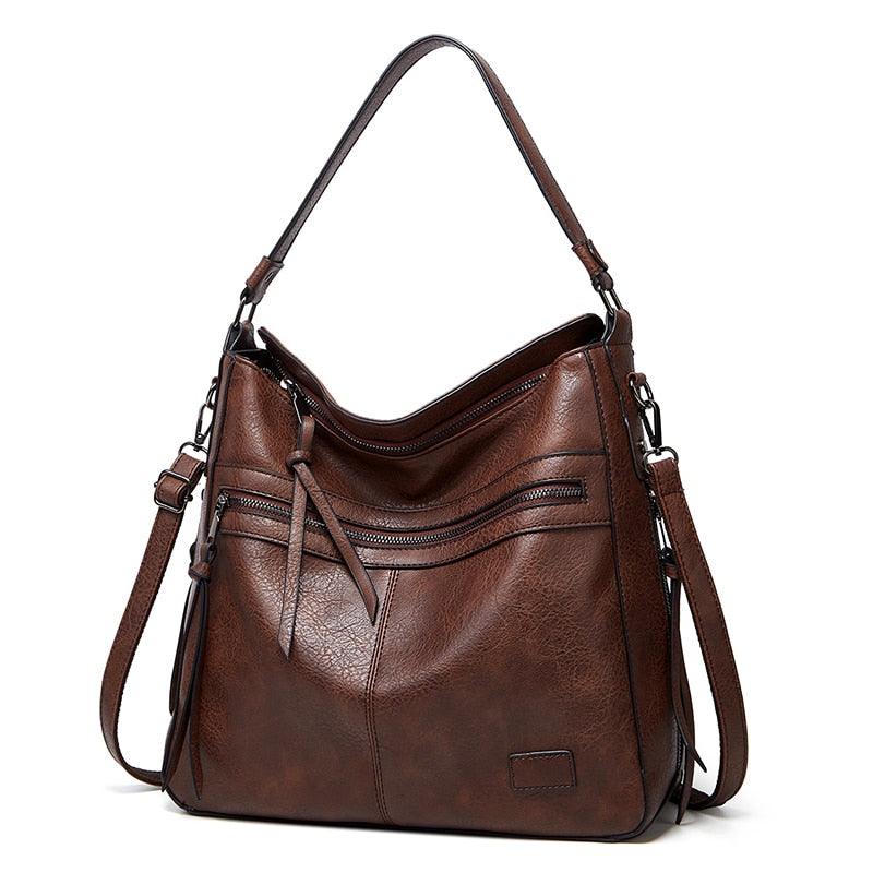 Bolsa Feminina de Couro Legítimo Safira SF478