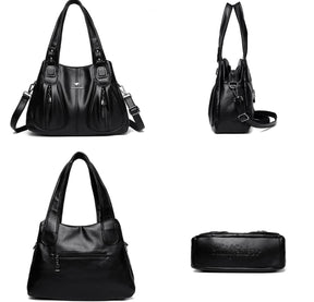 Bolsa Feminina de Couro Legítimo Safira SF736