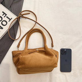Bolsa Feminina de Camurça Safira SF712