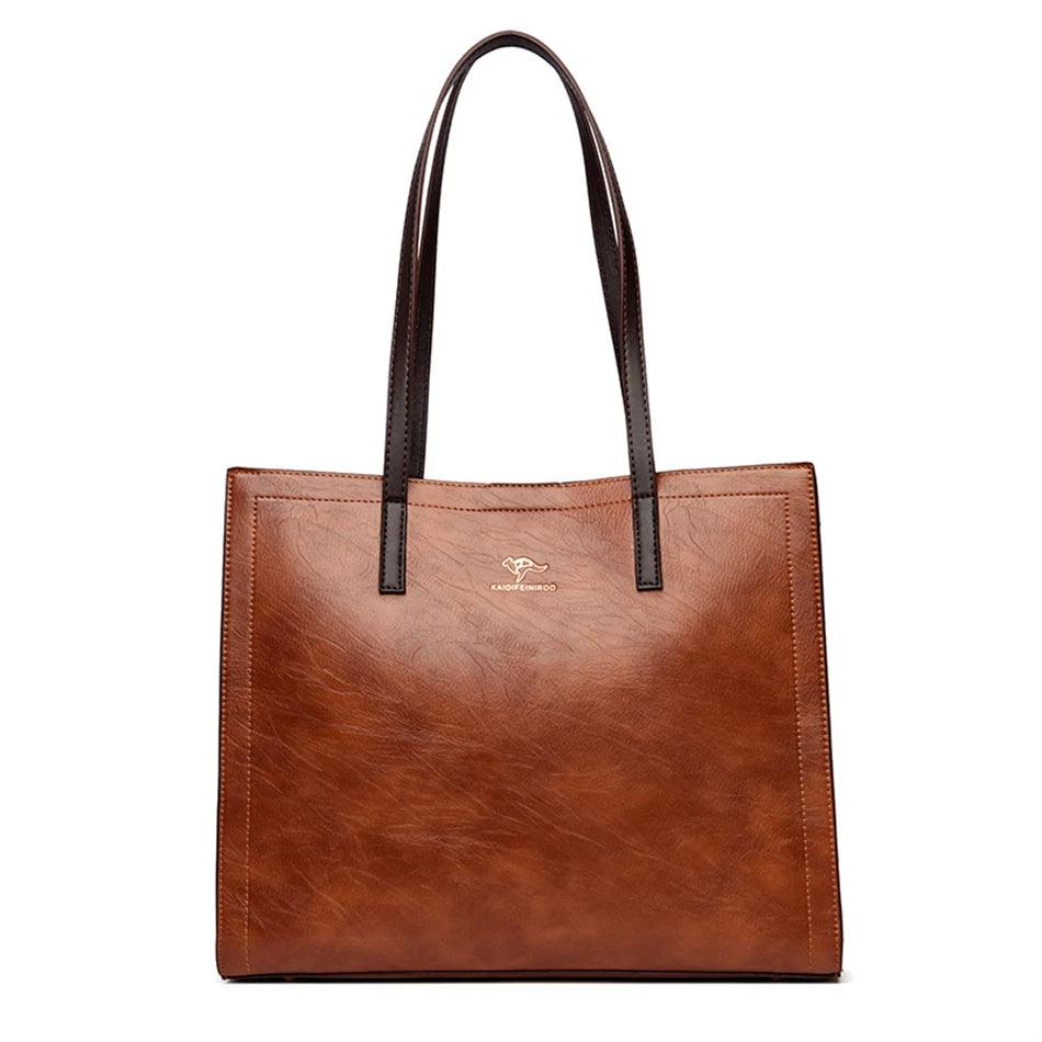 Bolsa Feminina de Couro Legítimo Safira SF392