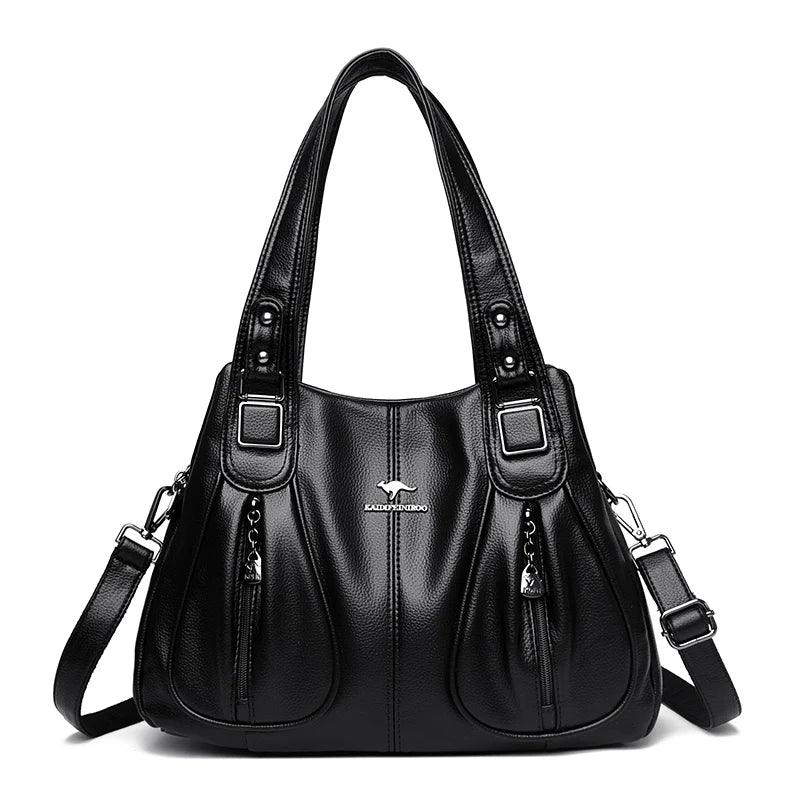 Bolsa Feminina de Couro Legítimo Safira SF736