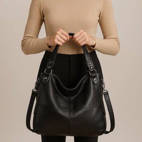 Bolsa Feminina de Couro Legítimo Safira SF684