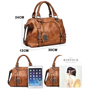Bolsa Feminina de Couro Legítimo Safira SF617