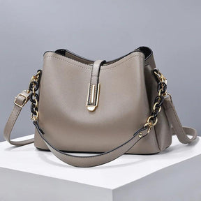 Bolsa Feminina de Couro Legítimo Safira SF247