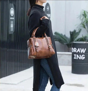 Bolsa Feminina de Couro Legítimo Safira SF211