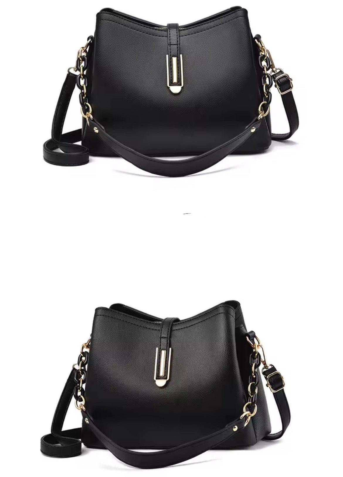 Bolsa Feminina de Couro Legítimo Safira SF247
