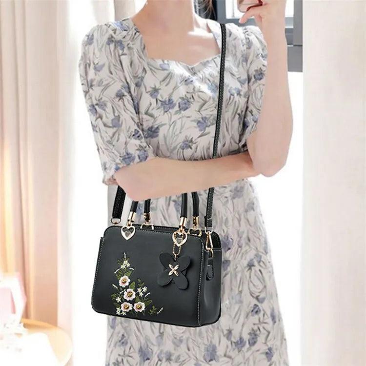 Bolsa Feminina de Couro Legítimo Safira SF418