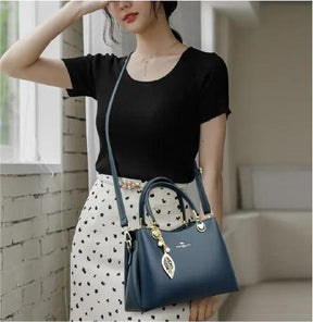 Bolsa Feminina de Couro Legítimo Safira SF214