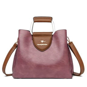 Bolsa Feminina de Couro Legítimo Safira SF233
