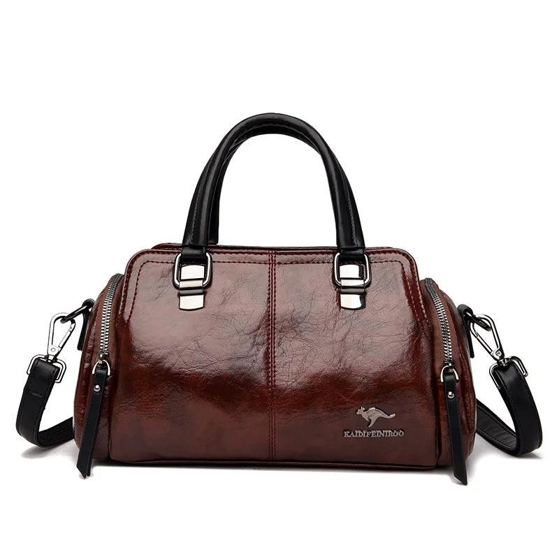 Bolsa Feminina de Couro Legítimo Safira SF328