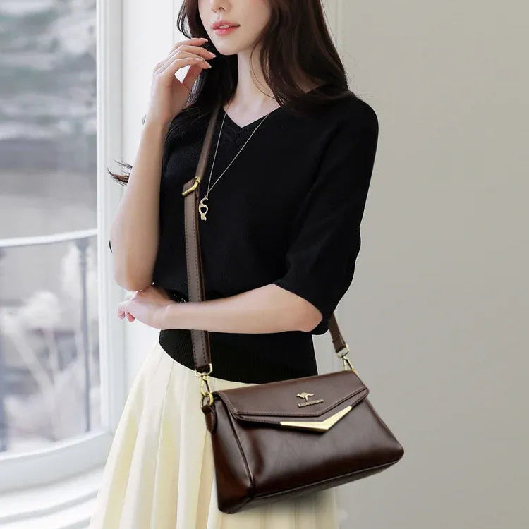 Bolsa Feminina de Couro Legítimo Safira SF227
