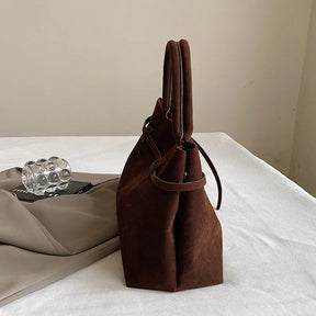 Bolsa Feminina de Camurça Safira SF863
