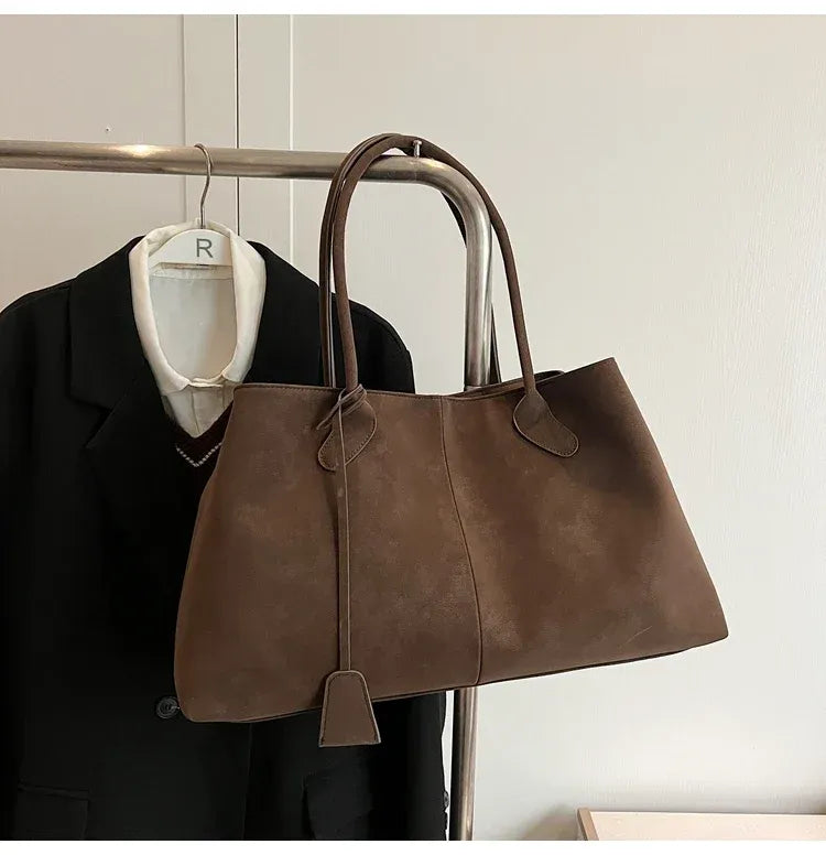 Bolsa Feminina de Camurça Safira SF297