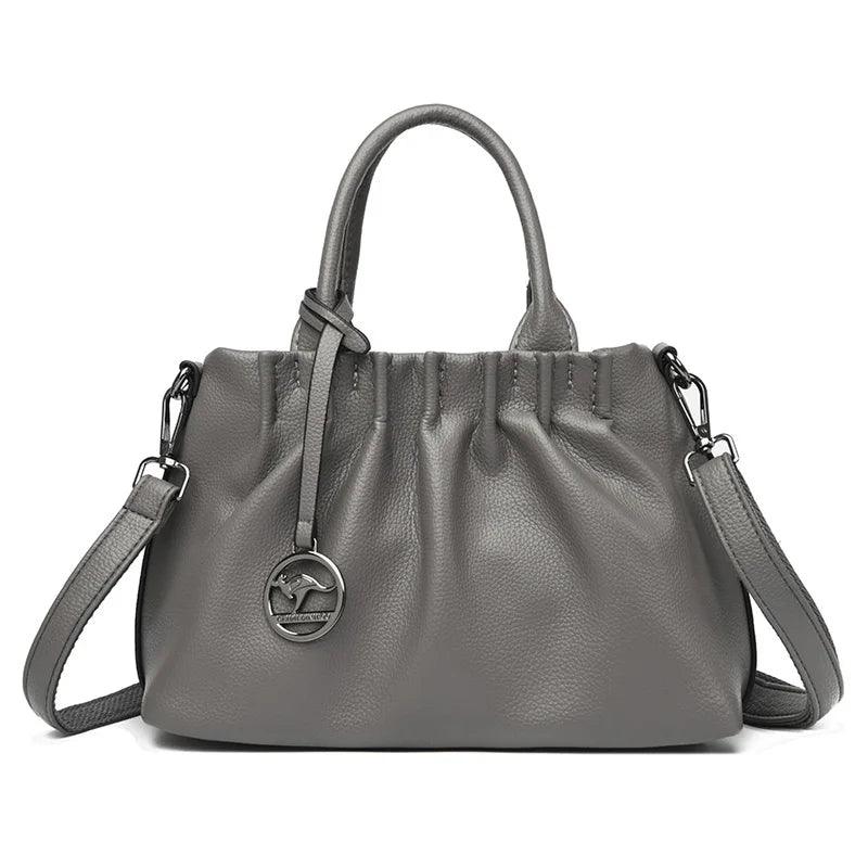 Bolsa Feminina de Couro Legítimo Safira SF392