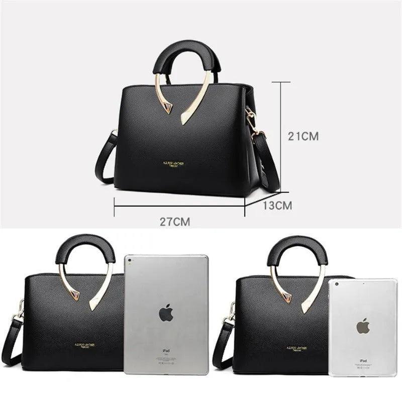 Bolsa Feminina de Couro Legítimo Safira SF316