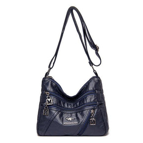 Bolsa Feminina de Couro Legítimo Safira SF664