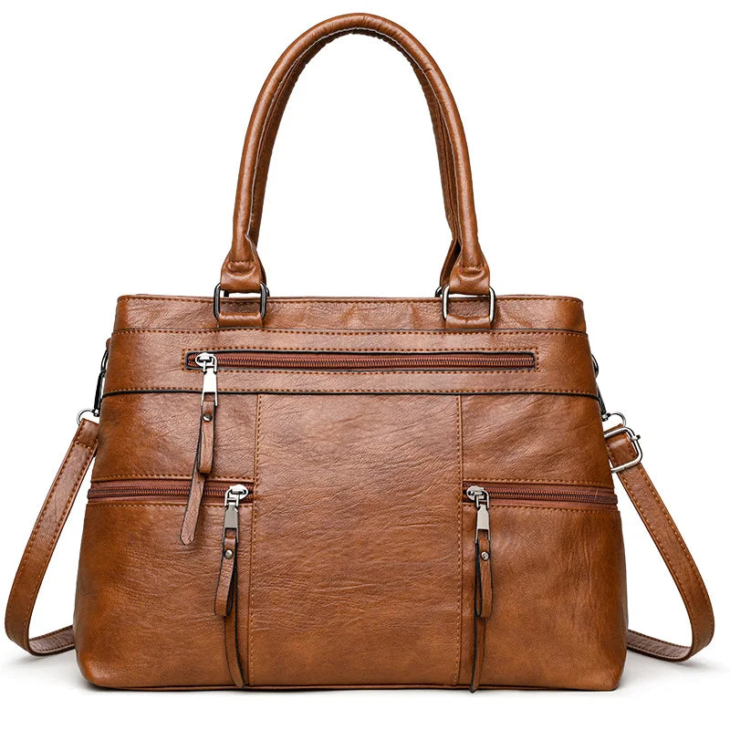 Bolsa Feminina de Couro Legítimo Safira SF317