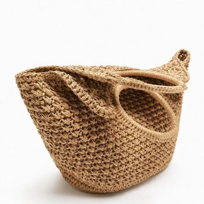 Bolsa Feminina de Palha Natural Safira SF263