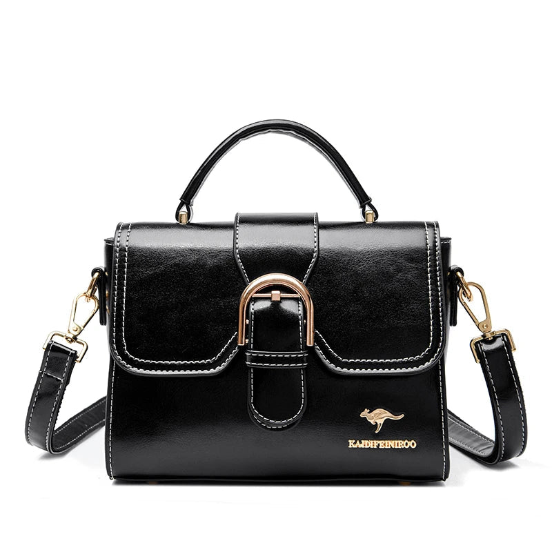Bolsa Feminina de Couro Legítimo Safira SF417