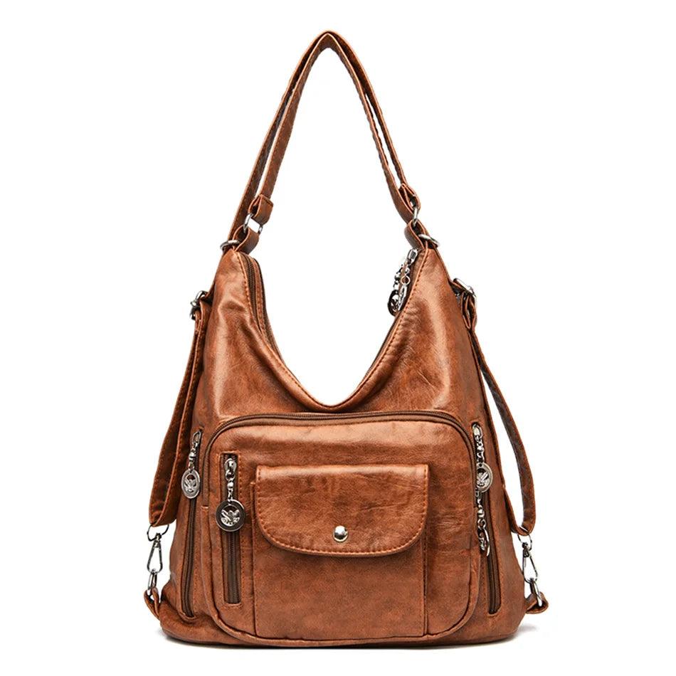 Bolsa Feminina de Couro Legítimo Safira SF482