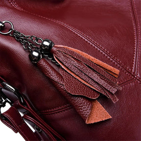 Bolsa Feminina de Couro Legítimo Safira SF547
