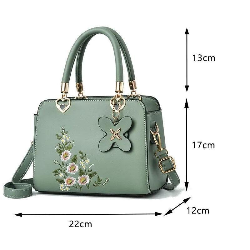Bolsa Feminina de Couro Legítimo Safira SF418