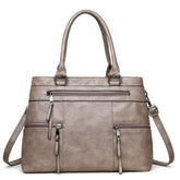 Bolsa Feminina de Couro Legítimo Safira SF317
