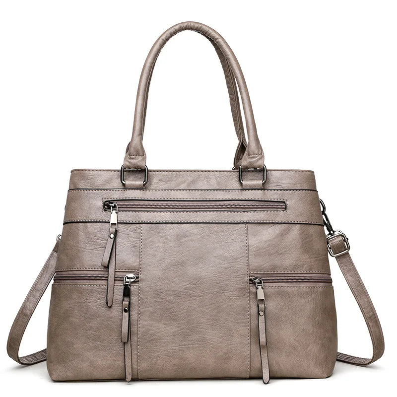Bolsa Feminina de Couro Legítimo Safira SF317