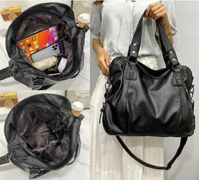 Bolsa Feminina de Couro Legítimo Safira SF481